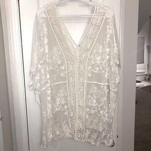 Women’s lace swimsuit cover up dress -XS -NWOTS